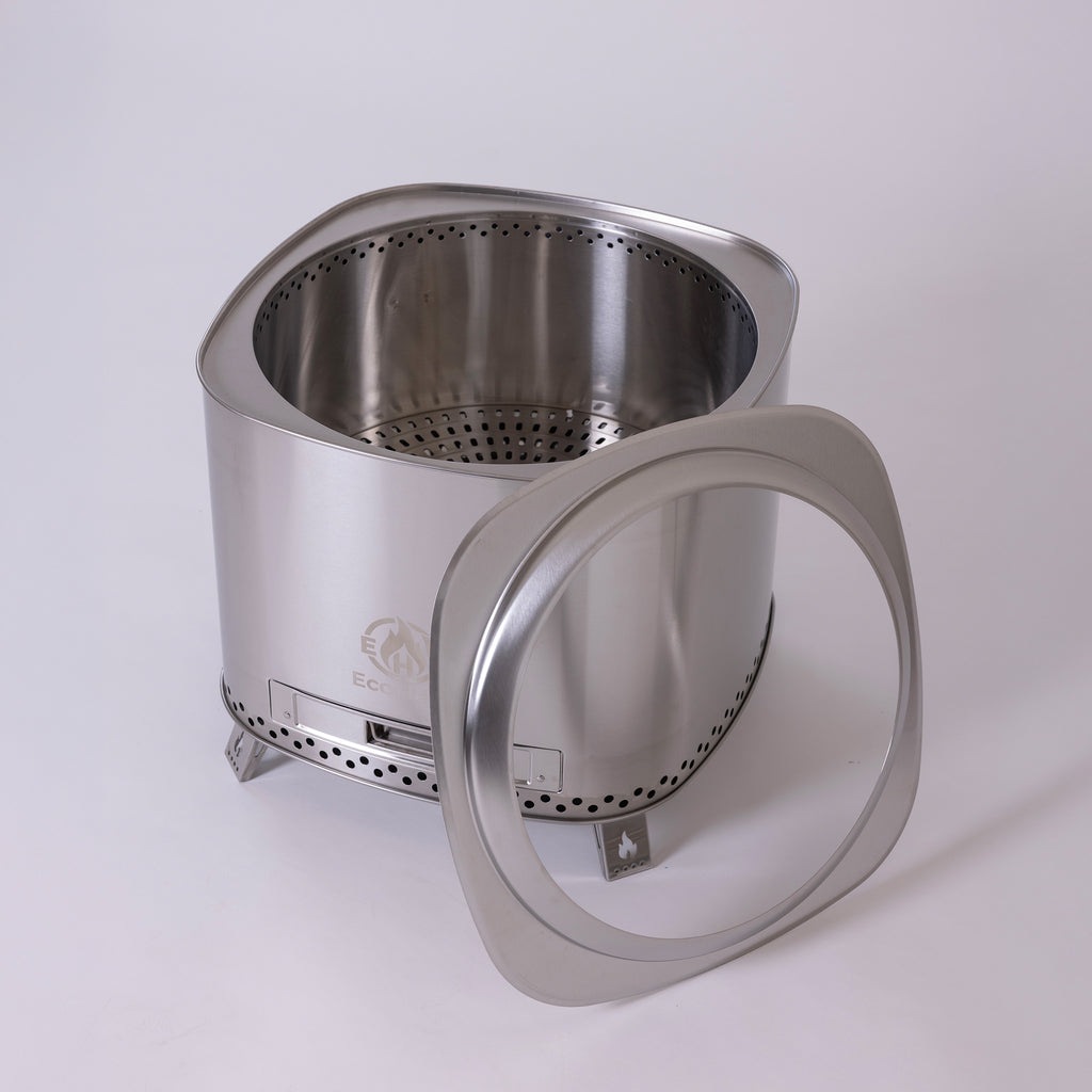 Inferno Smokeless Fire Pit 50cm with Ash Pan 304 Steel