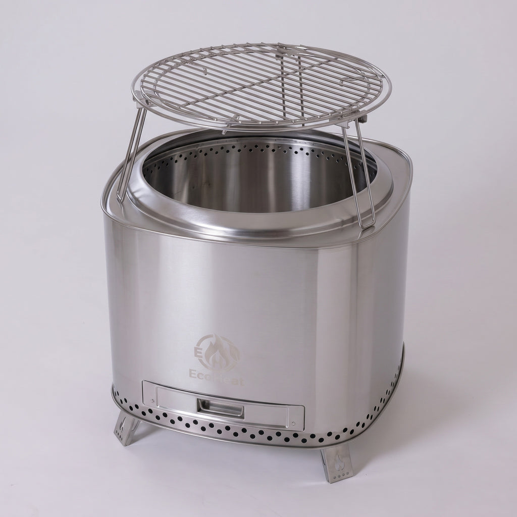 Inferno Smokeless Fire Pit 50cm with Ash Pan 304 Steel