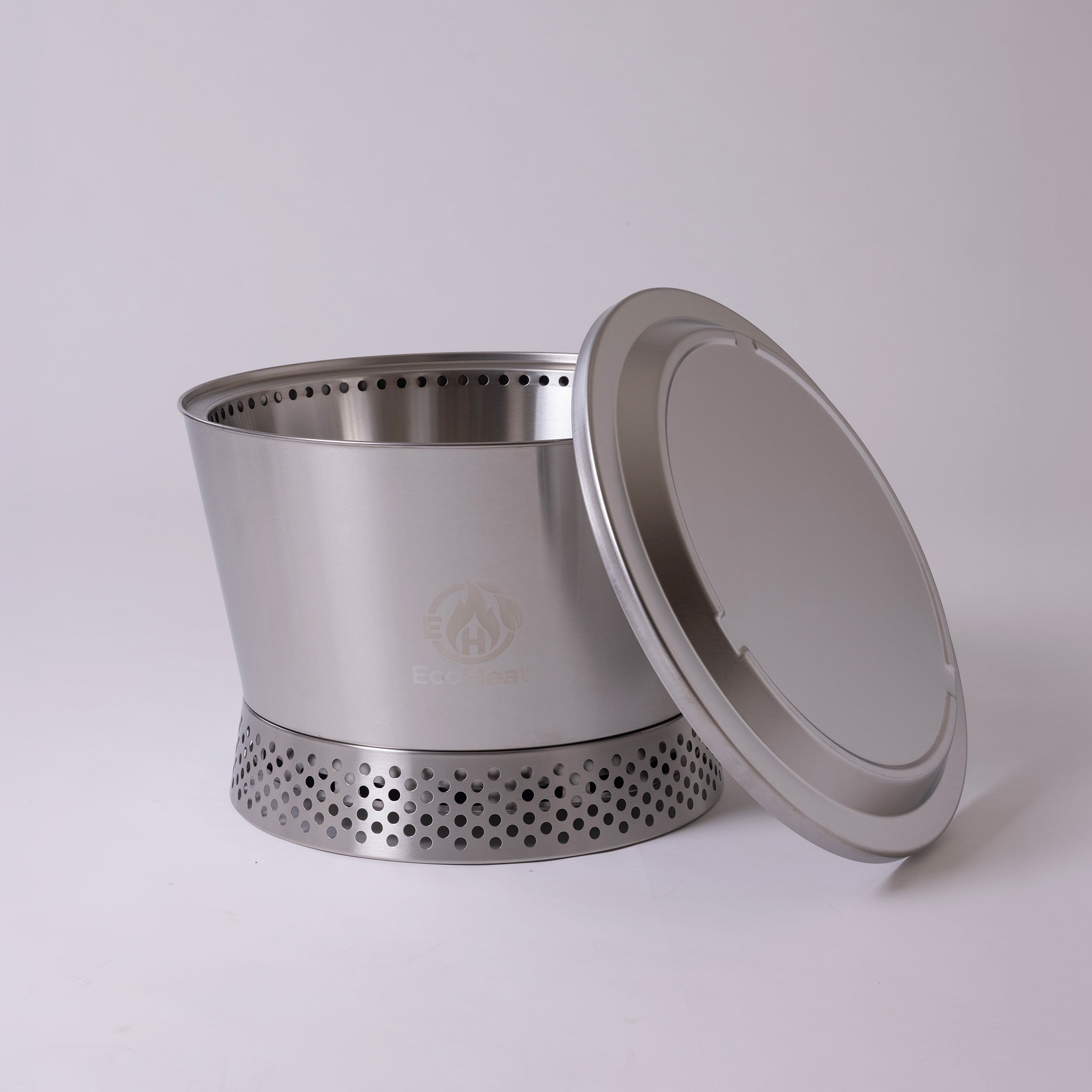 Campfire Smokeless Stainless Steel Firepit 38cm Dual-Fuel