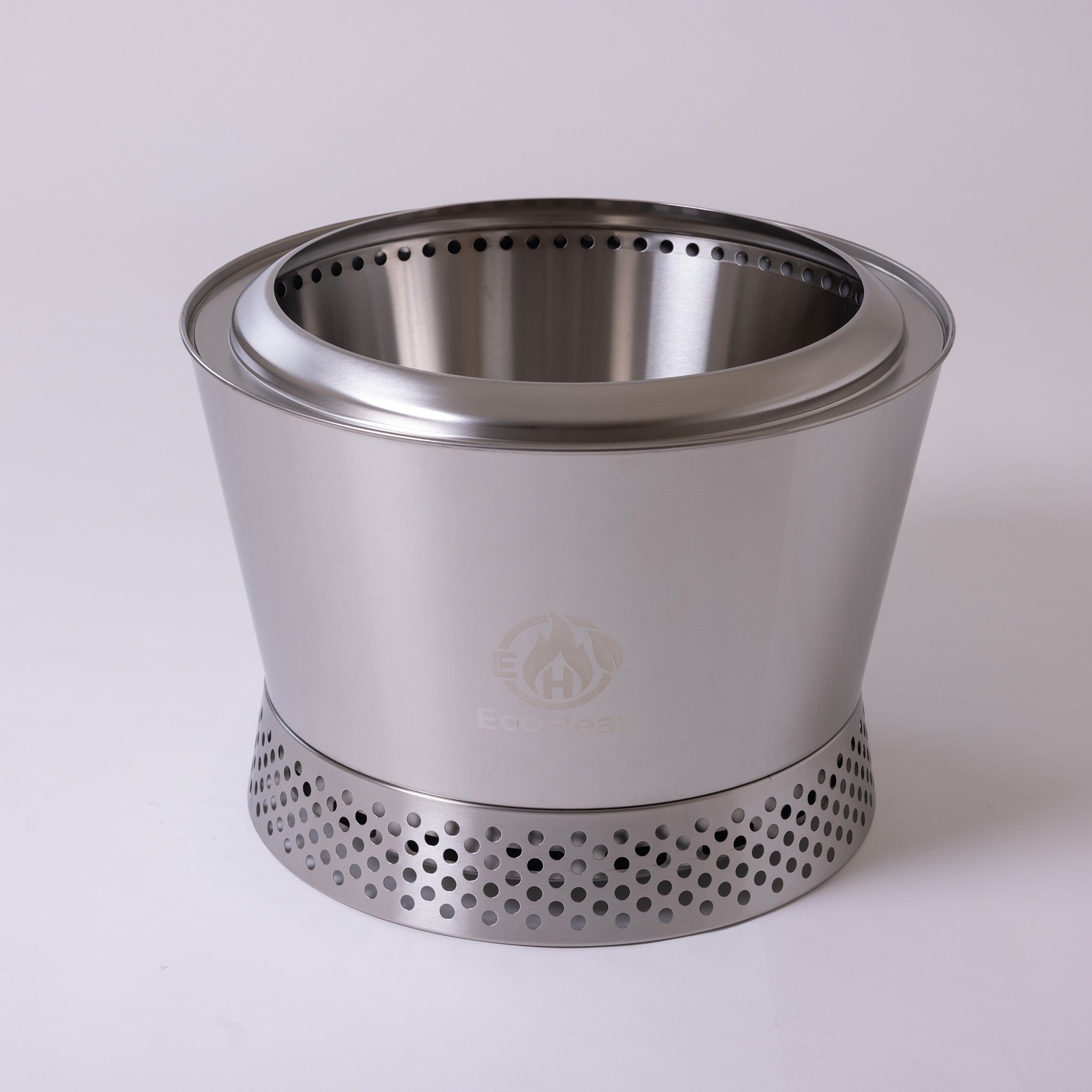 Campfire Smokeless Stainless Steel Firepit 38cm Dual-Fuel