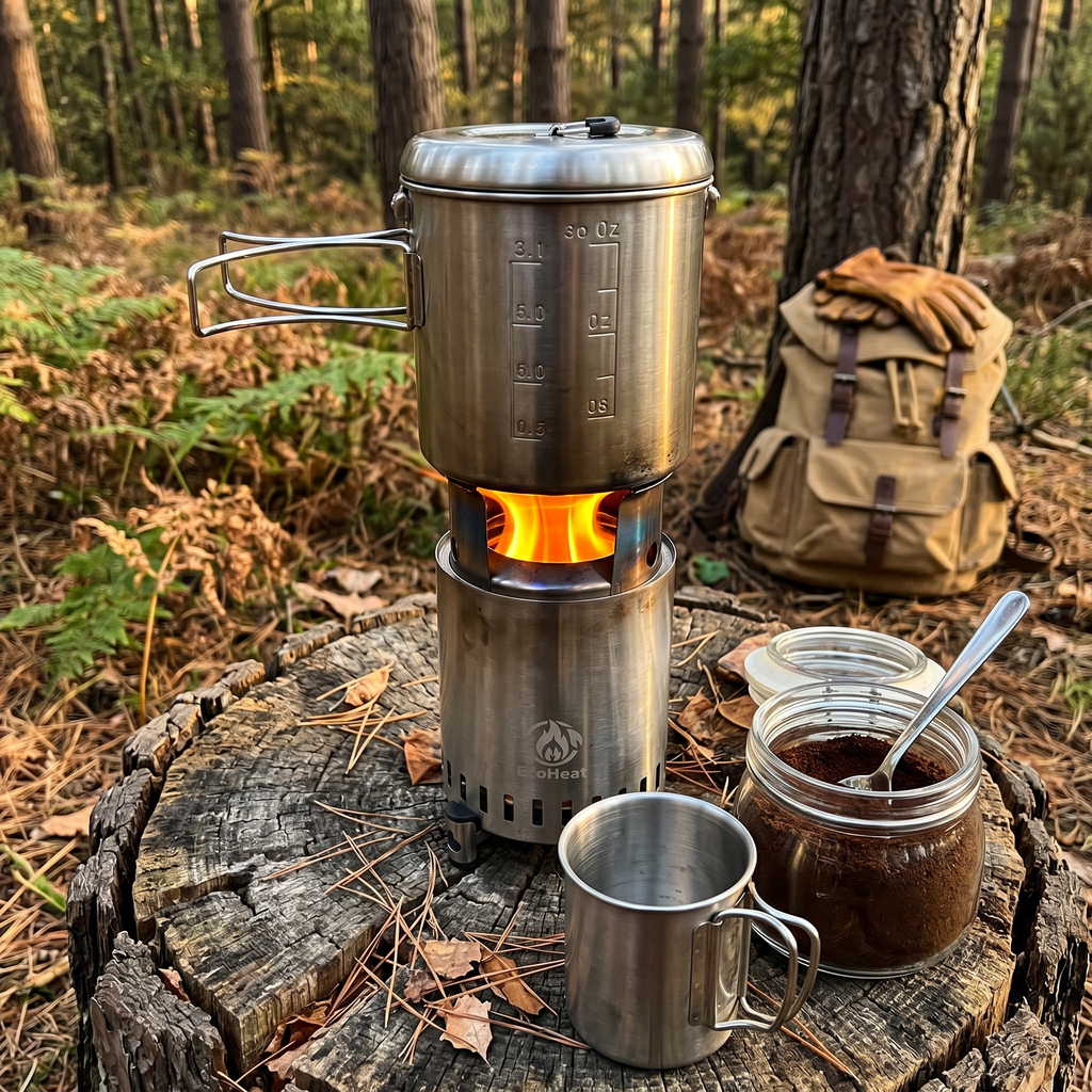 TO GO Tabletop Smokeless Fire Pit & Portable Cooking Set