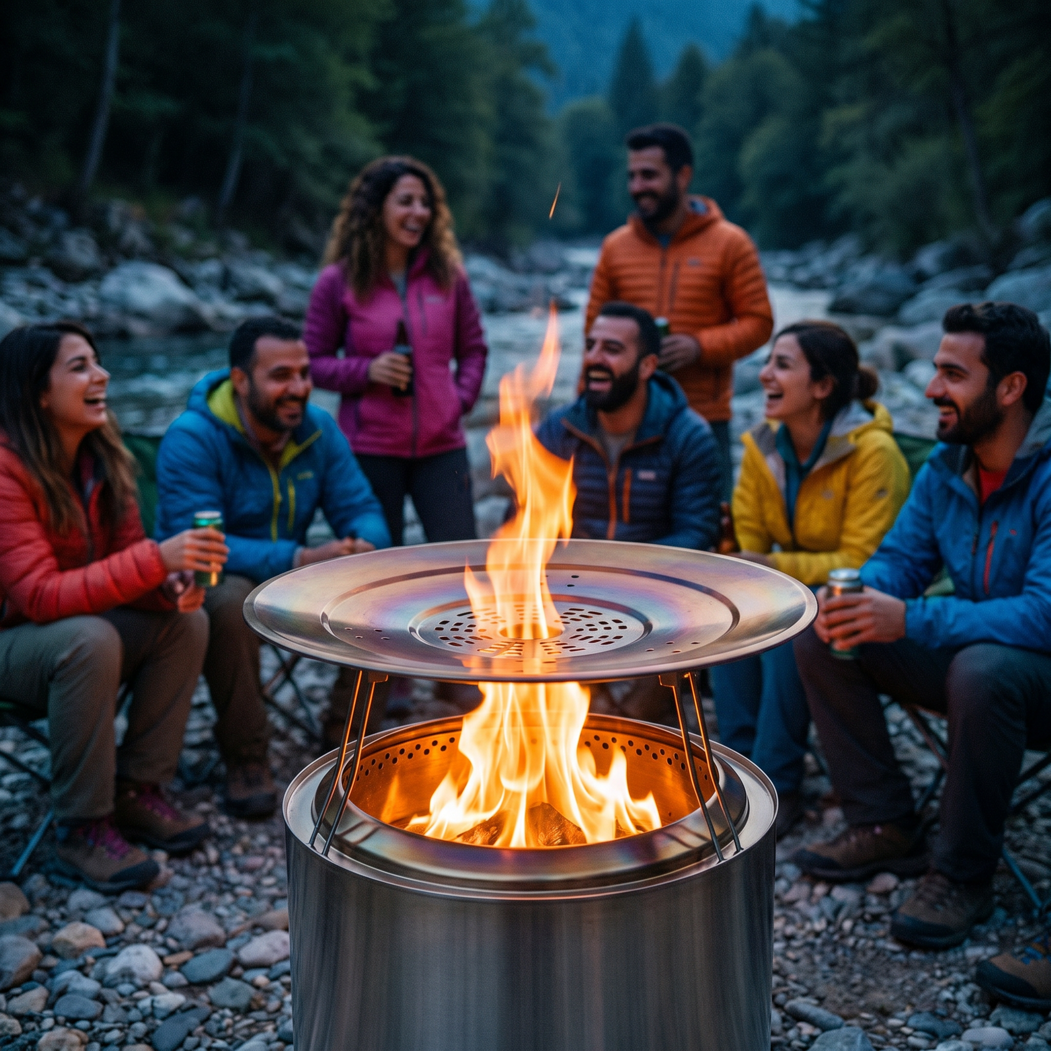 Heat Deflector for Fire Pit Heat Distribution