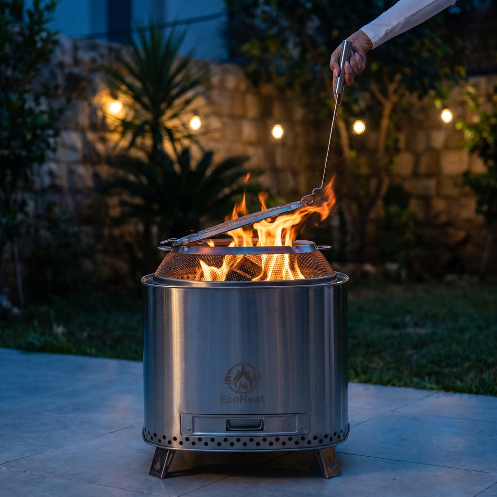 Spark Protector for Comfortable Fire Pit Use