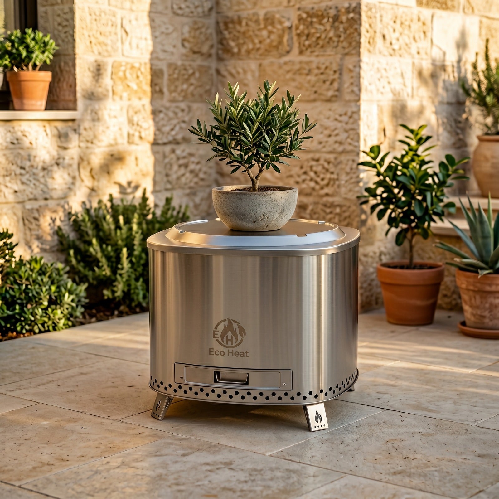 Fire Pit Lid for Easy Covering & Storage